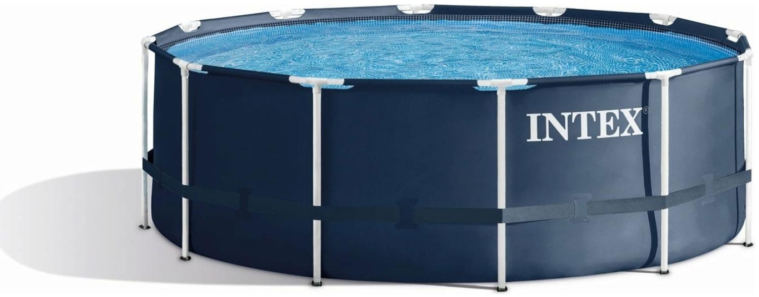 Intex 'Rondo' Frame Pool Ohne Zubehör inkl. Leiter, 366x122cm Bild 1