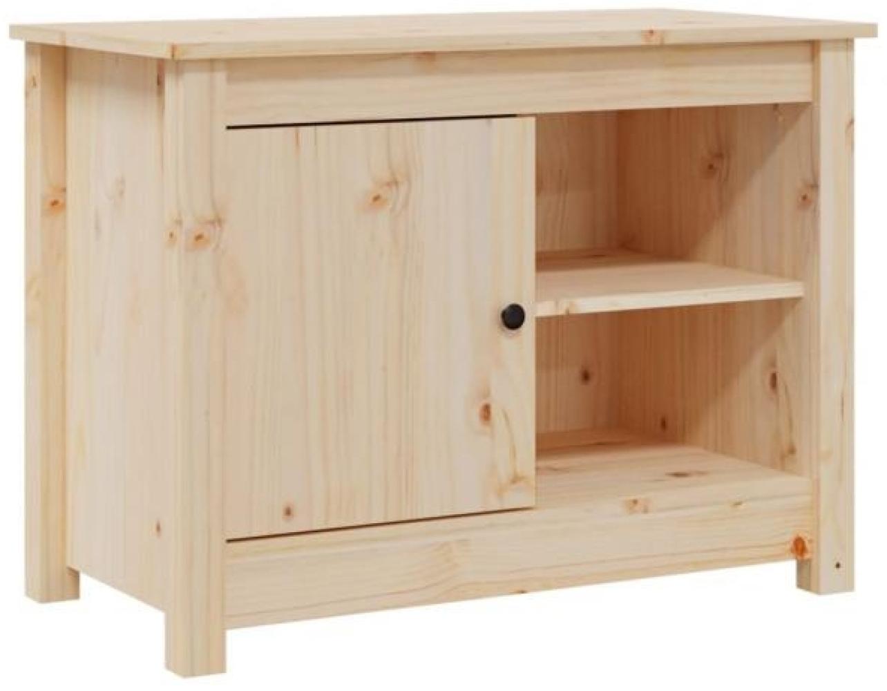 vidaXL TV-Schrank 70x36,5x52 cm Massivholz Kiefer 814579 Bild 1