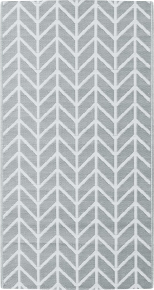 vidaXL Outdoor-Teppich ARAKIL Grau 80x150 cm PP 368541 Bild 1