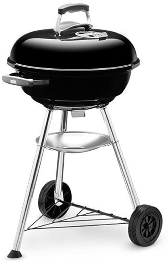 Weber Compact Kettle Holzkohlegrill Schwarz, Ø 47cm Bild 1