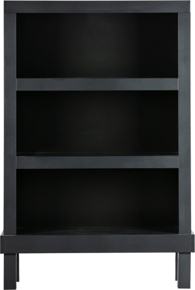 Basiclabel Schrank Bonk aus Kiefernholz, Schwarz, 107 x 39 x 160 cm Bild 1