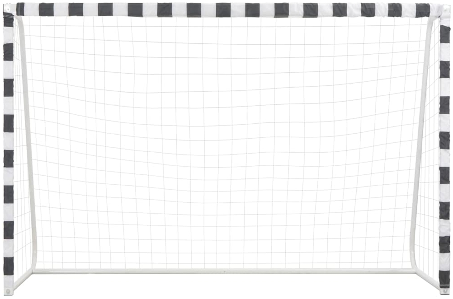vidaXL Fußballtor, Metall weiß / schwarz, 300x200 cm Bild 1