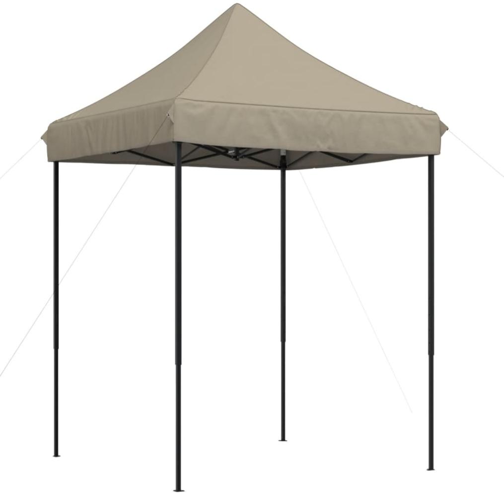 vidaXL Pop-Up Partyzelt, faltbar, Stahl / PE, Taupe, ohne Seitenteile, 306 x 200 x 200 cm Bild 1