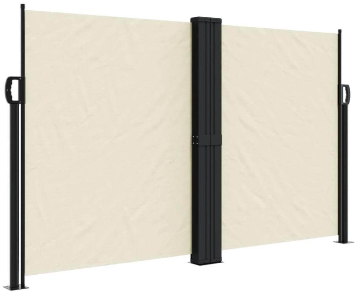 vidaXL Seitenmarkise Ausziehbar Creme 140x1000 cm 4004715 Bild 1