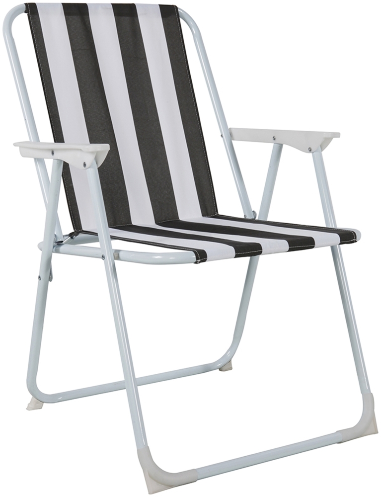 6 Stück Campingstuhl Klappstuhl Regiestuhl Gartenstuhl Anthrazit/Weiß Bild 1