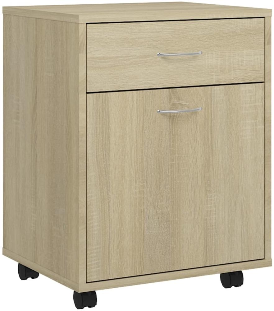 vidaXL Rollschrank Sonoma-Eiche 45x38x54 cm Holzwerkstoff 808443 Bild 1