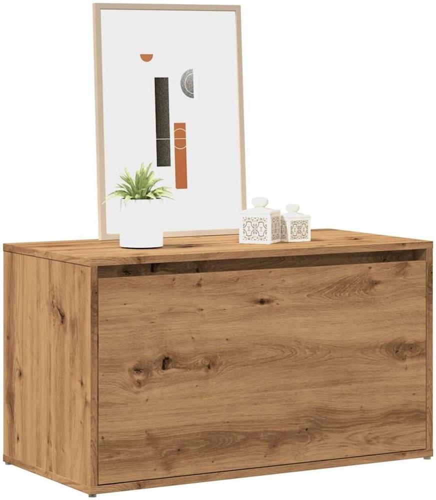 vidaXL Flurbank 80x40x45 cm Artisan-Eiche Holzwerkstoff 856753 Bild 1