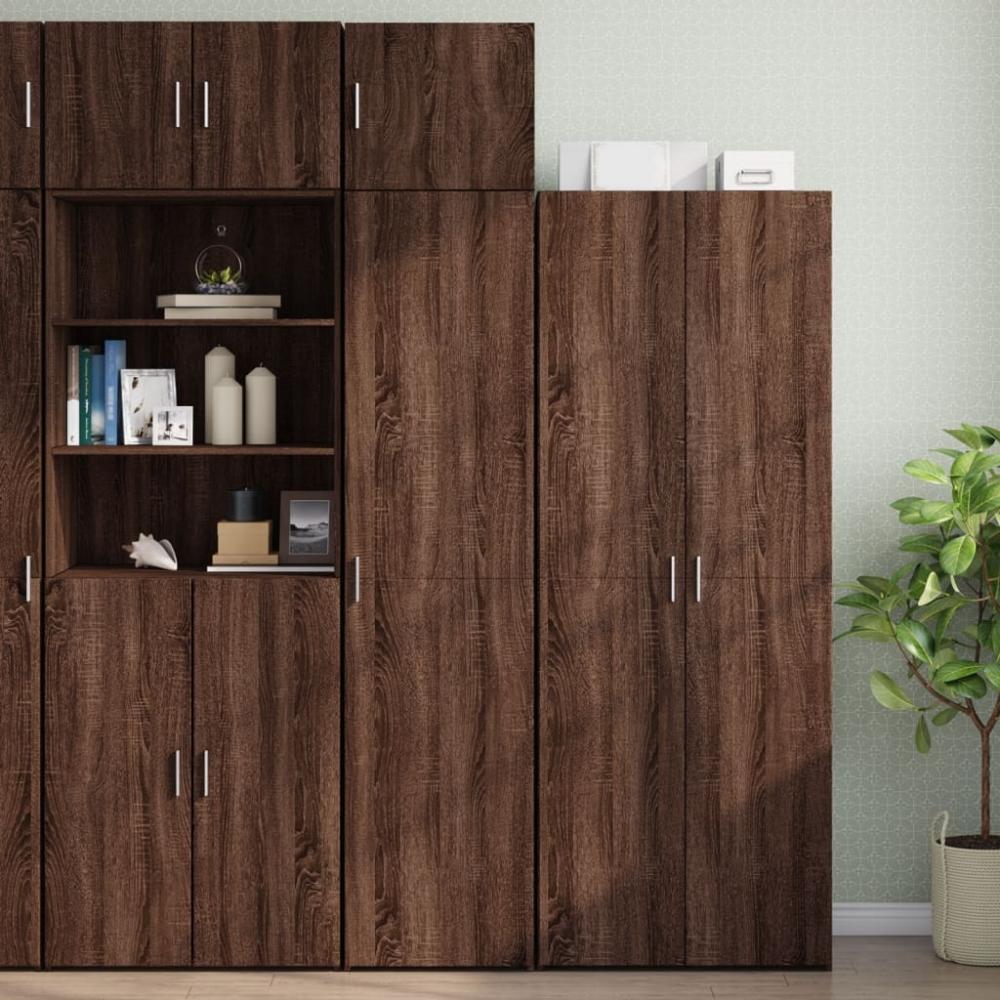 vidaXL Hochschrank Schmal Eichen-Optik 45x42,5x225 cm Holzwerkstoff 3281293 Bild 1