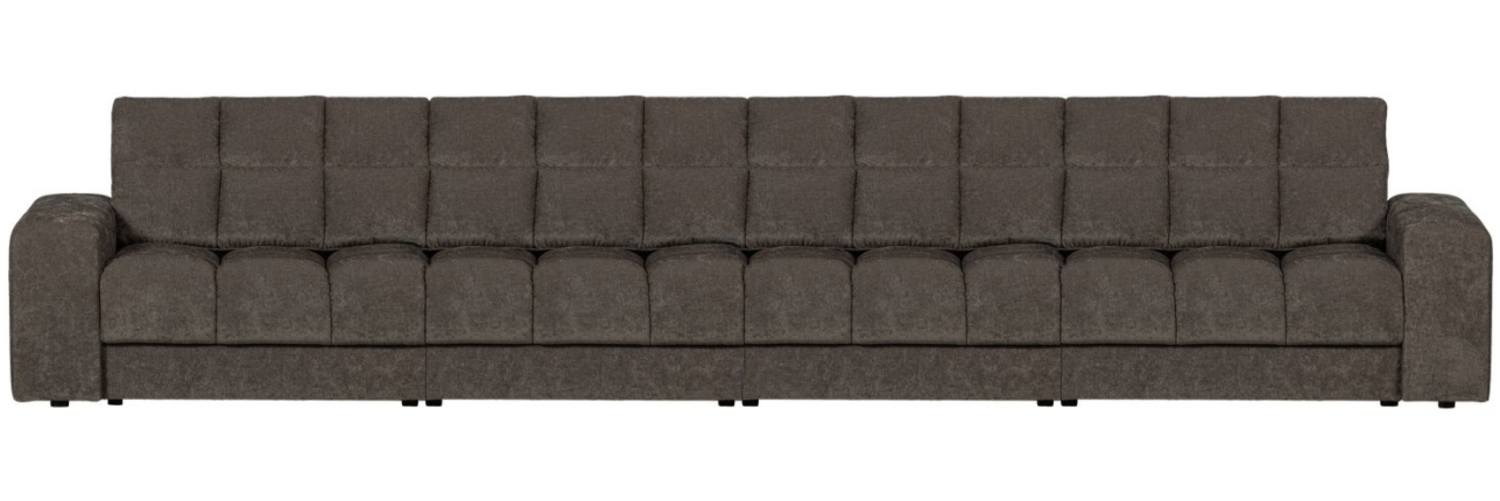 Sofa Date 4-Sitzer aus Webstoff, Grau Bild 1