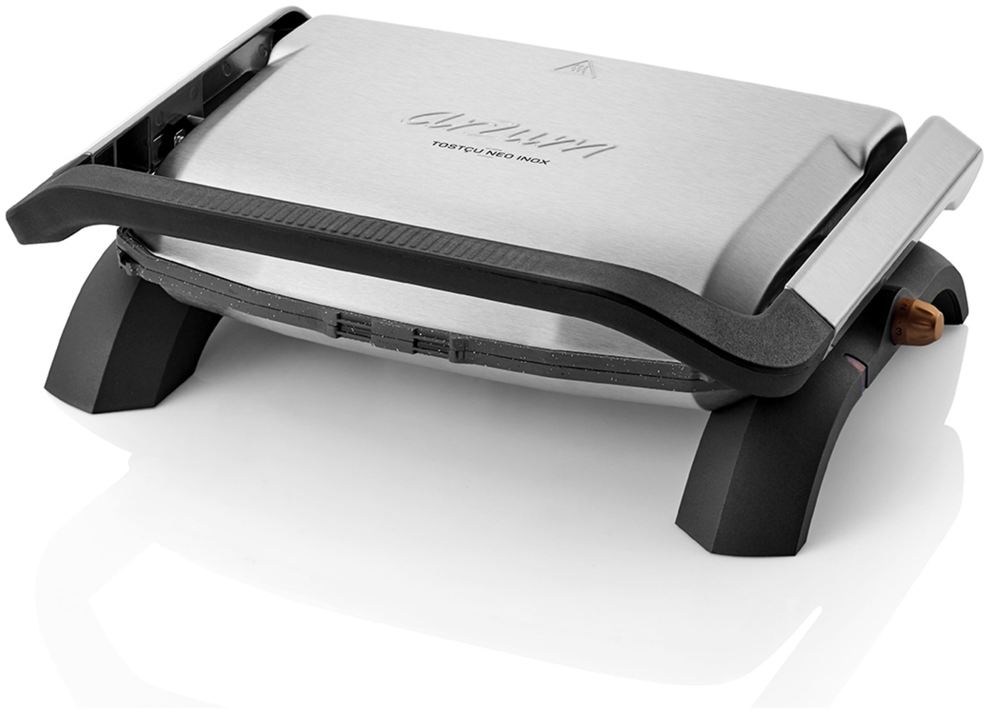 Arzum Tostçu Delux Grill 1800 W, Kontaktgrill, Silber Bild 1