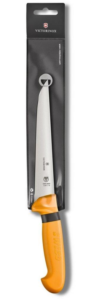 Victorinox Ausbeinmesser, Swibo Stechmesser, Oranger Griff, Klinge 18cm Bild 1