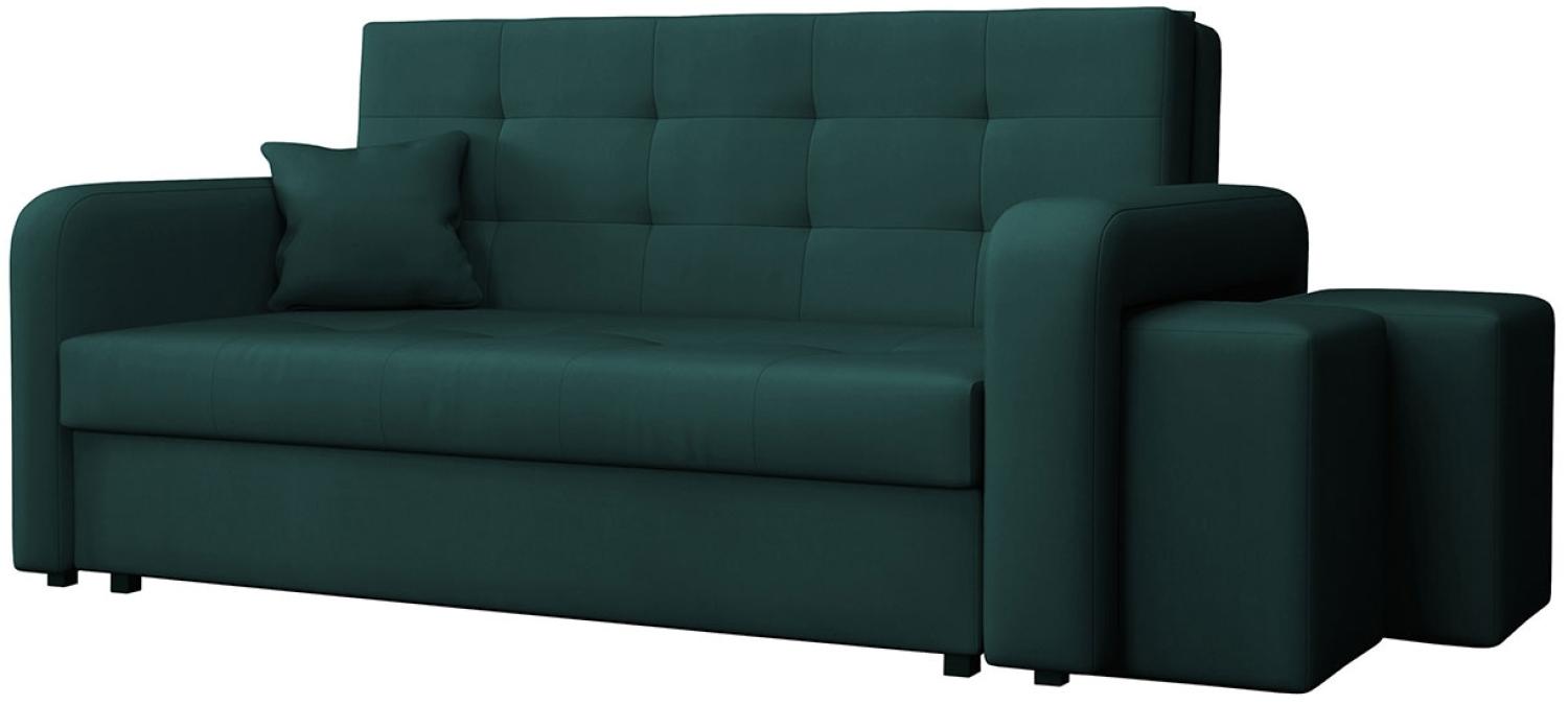 Schlafsofa Viva Home III, Nische für Hocker auf der rechten Seite, Farbe: Manila 37 Bild 1