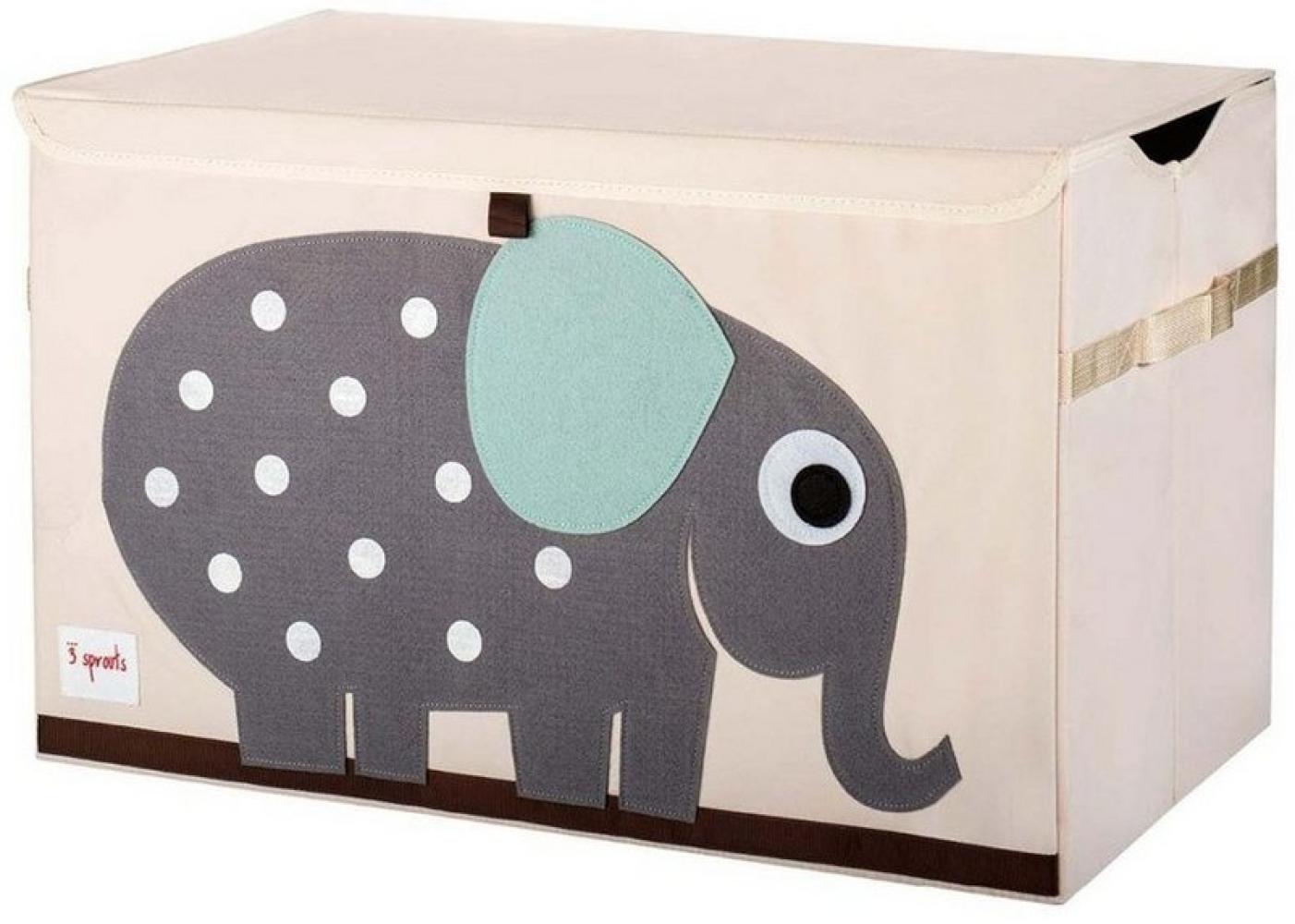 XL Aufbewahrungskiste fürs Kinderzimmer, Elefant, 38 x 61x 37 cm, von 3 sprouts Bild 1