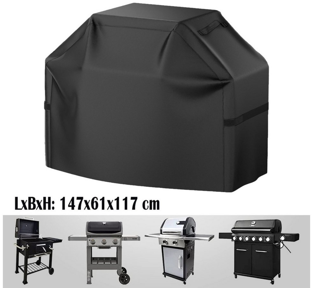 BTTO Grill-Schutzhülle Grillabdeckungen BBQ Grillabdeckung Gasgrill Grillhaube Abdeckung Wet, 420D Abdeckplane Grillschutz mit Griff Bild 1