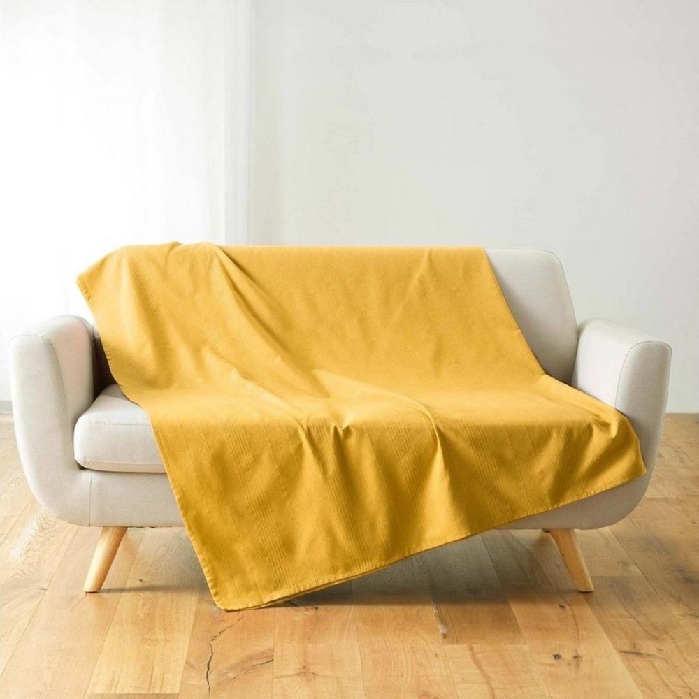 Douceur d'Intérieur Kuscheldecke (220x240 cm) Lucile Curry, Polycotton Bild 1