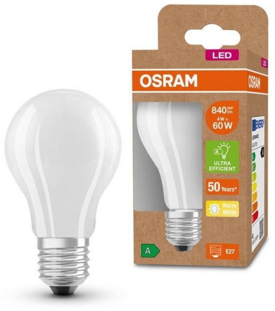 Osram LED-Lampe Standard 4W/830 (60W) Frosted E27 Bild 1