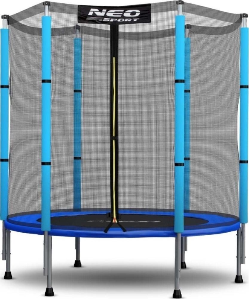 Neo-Sport NS-04Z200F Gartentrampolin mit 4 5 FT 140 cm Outdoor-Netz Bild 1