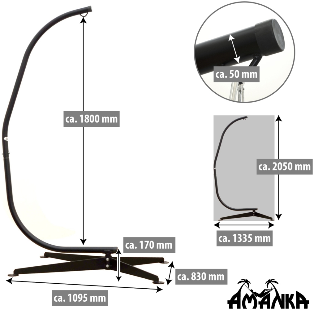 Komplettset Babywiege mit Gestell - Federwiege bis 15kg - Ständer 205cm Bild 1