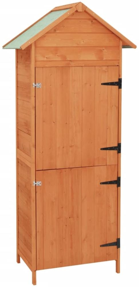 vidaXL Gartenschrank Braun 42,5x64x190 cm 41650 Bild 1