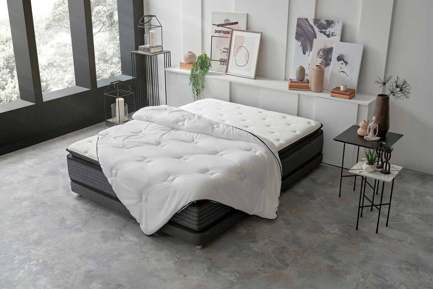 Yatas Bedding Microfaserbettdecke Dacron-Light®, Bettdecke 135x200 cm & weitere Größen, Sommer, Herbst, allergiker geeignet (Hausstauballergiker) Bild 1