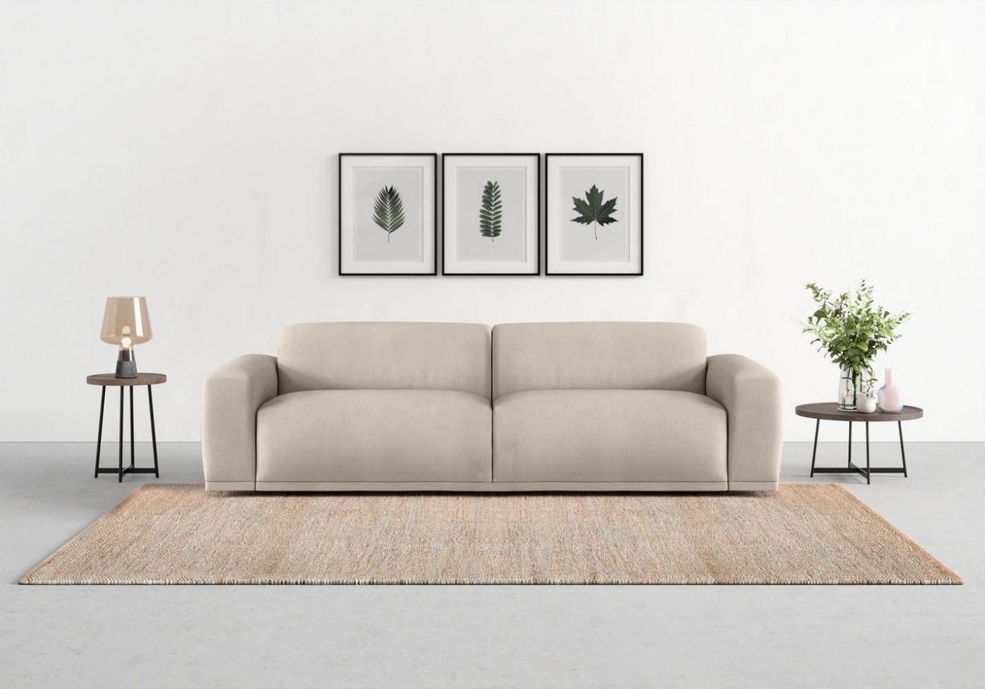 TRENDMANUFAKTUR Big-Sofa Braga, mit hochwertigem Kaltschaum, Megasofa, in Cord erhältlich, modernes Big-Sofa, Couch mit hohem Sitzkomfort, 254/72/107 cm (B/H/T) Bild 1