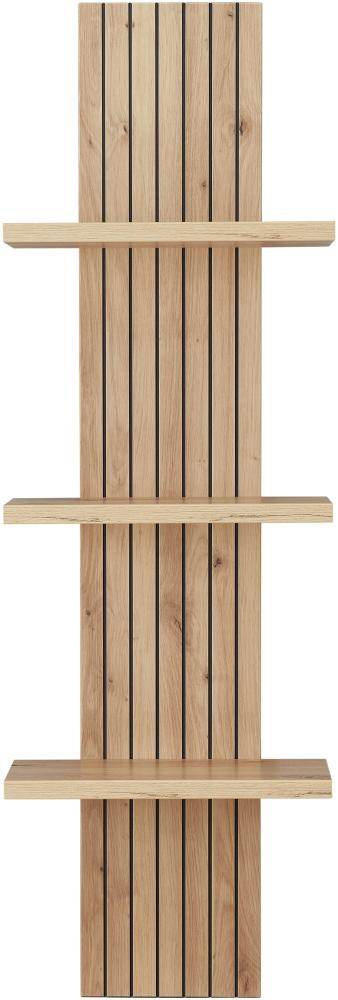 Wandboard >Core< in Artisan Eiche Dekor, MDF, Spannplatte - 38x120x22cm (BxHxT) Bild 1