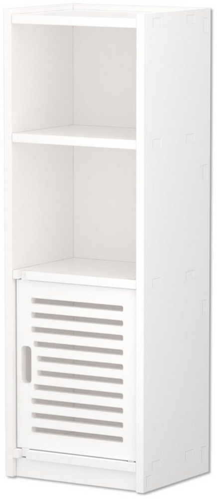 Dripex Midischrank Badezimmerschrank, Badschrank schmal, Toilettenschrank weiß Bild 1