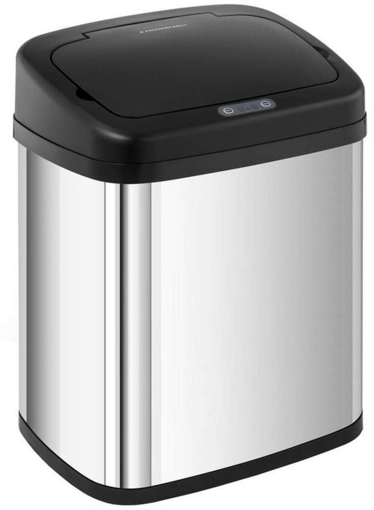 Fromm&Starck Mülleimer mit Sensor 20 L automatischer Abfalleimer Edelstahl Müllbeutel eckig Bild 1