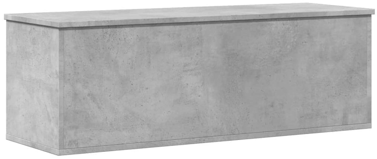 Truhe, Holzwerkstoff Betongrau, 102X35X35 cm Bild 1