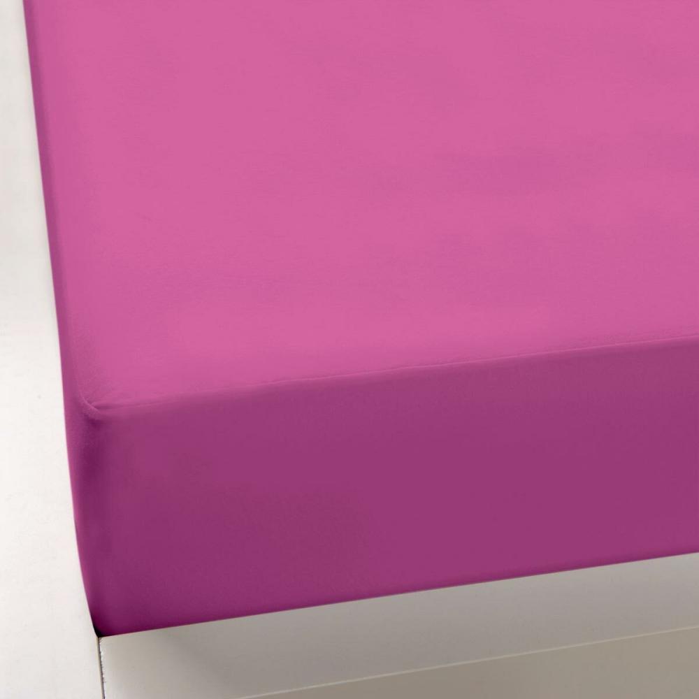 Formesse Jersey Spannbetttuch Bella Gracia|90x190 - 100x220 cm| fuchsia Bild 1