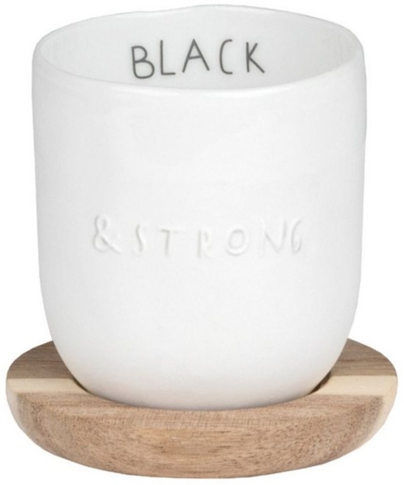 Dining Breakfast kleiner Becher "Black & Strong" 100 ml - Räder Design Bild 1