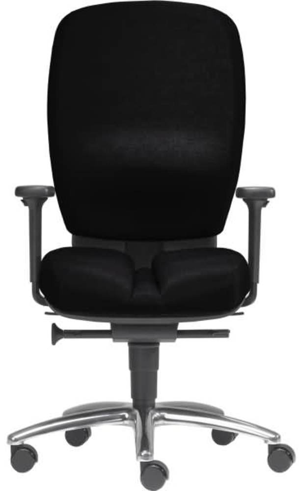 SITWELL Büro-Drehstuhl Mister Office mit Armlehnen Alu-Fußkreuz schwar Bild 1