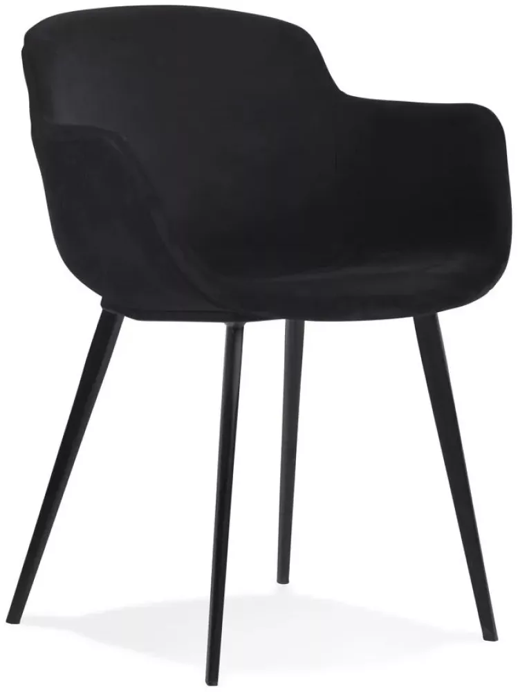 Kokoon Design Sessel Lorel Metall Schwarz Bild 1