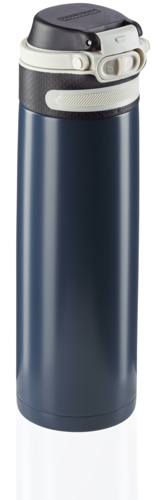 Leifheit Thermosflasche Flip 600 ml Dunkelblau 444108 Bild 1