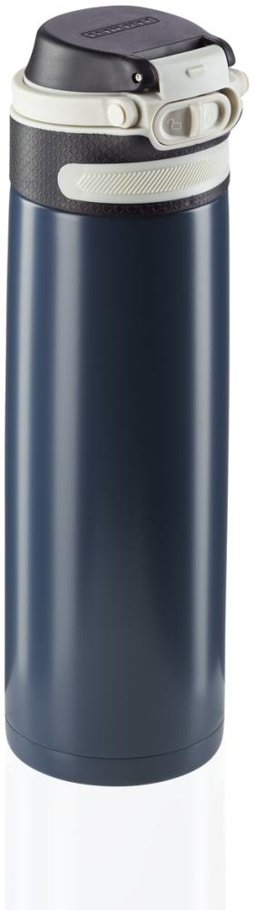 Leifheit Thermosflasche Flip 600 ml Dunkelblau 444108 Bild 1