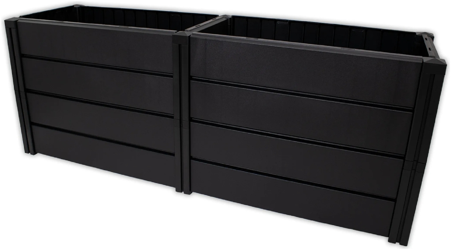 KHW | Hochwertiges Hochbeet | Demeter XL | schmal | platzsparend | 158 × 44 × 61 cm - 392 Liter | ideal für Urbane Gärten | nachhaltiges Gärtnern | fördert gesunde Ernten | Made in Germany Bild 1