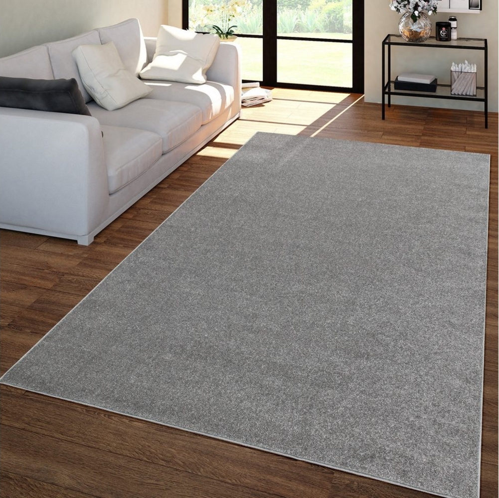 TT Home Teppich, Rechteckig, Höhe: 12 mm, Wohnzimmer Teppich Kurflor Unifarbendes Design Modern Und Zeitlos Bild 1