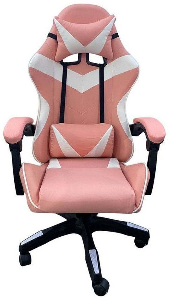 HTI-Living Schreibtischstuhl Schreibtischstuhl Krit Pink-Weiß (Stück, 1 St), höhenverstellbarer Drehstuhl Bild 1