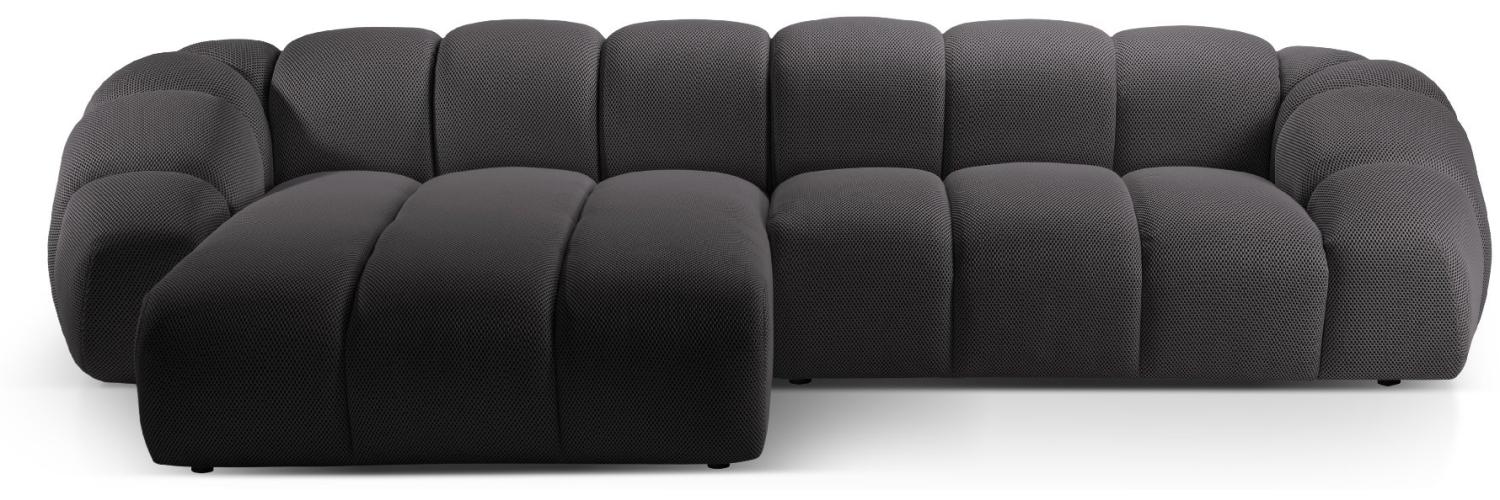 Micadoni Ecksofa Diana 4-Sitzer Links 3D-Stoff Espresso Bild 1