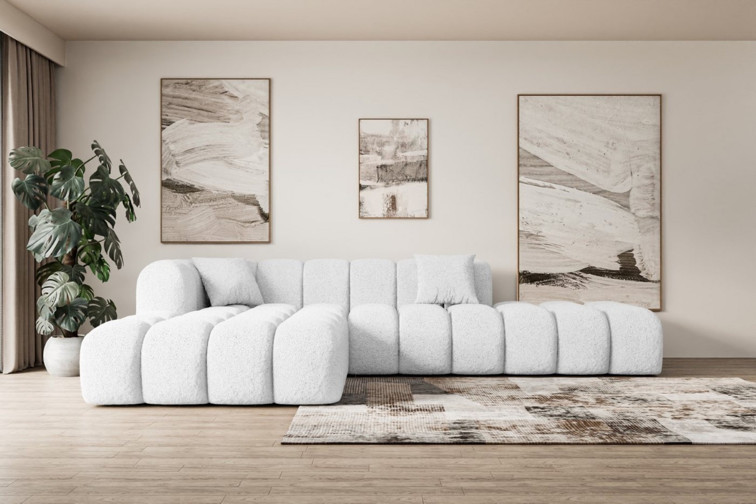 ALTDECOR Ecksofa OLEA-L2, Sofa Praktische Bequeme Funktionsecke Couch L-Form Eckcouch, Corner Sofa U-Form Vielseitige Sofa Wohnlandschaft Wohnzimmer Bild 1