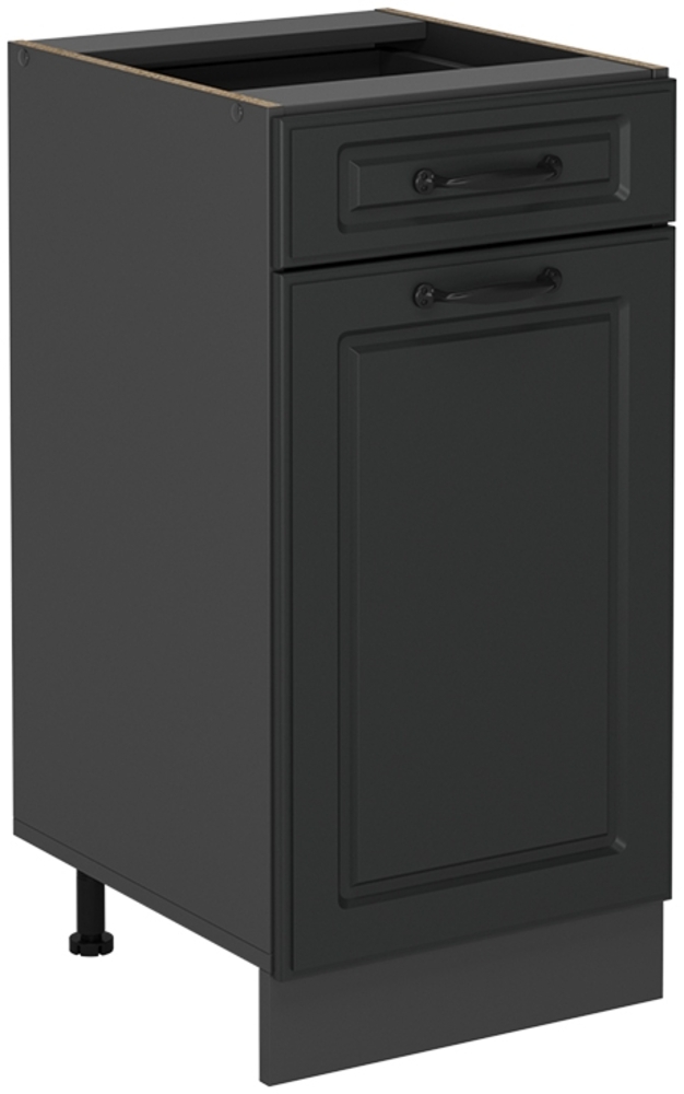 Vicco Küchenunterschrank Anthrazit Landhaus 40 cm ohne Arbeitsplatte, R-Line Bild 1