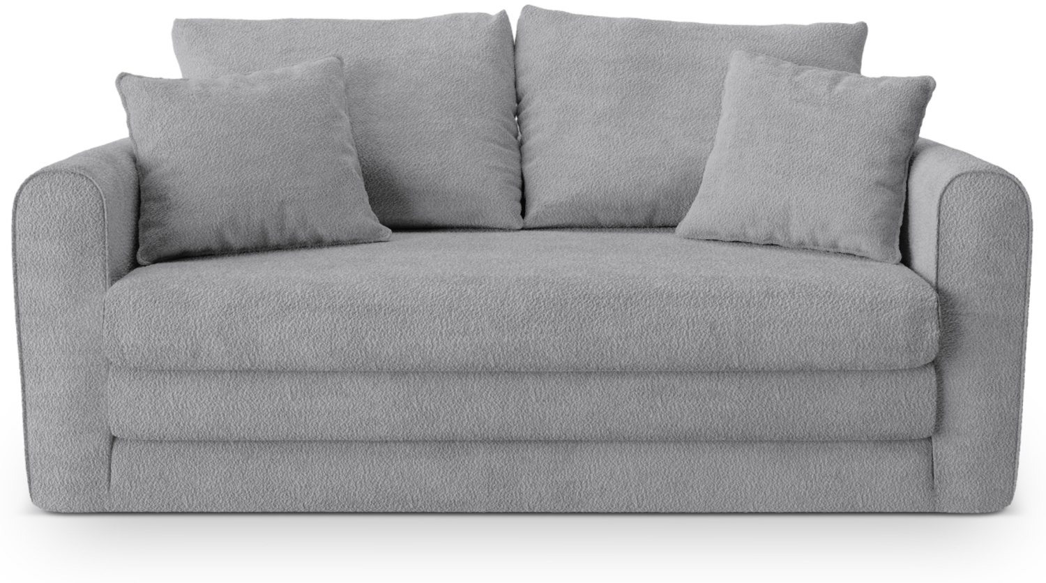 Micadoni Sofa Lido 2-Sitzer Boucle Grau Bild 1