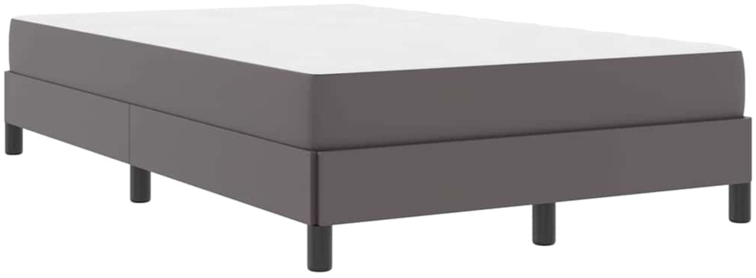 vidaXL Bettrahmen mit Matratze Grau 120 x 200 cm Stoff 3398626 Bild 1