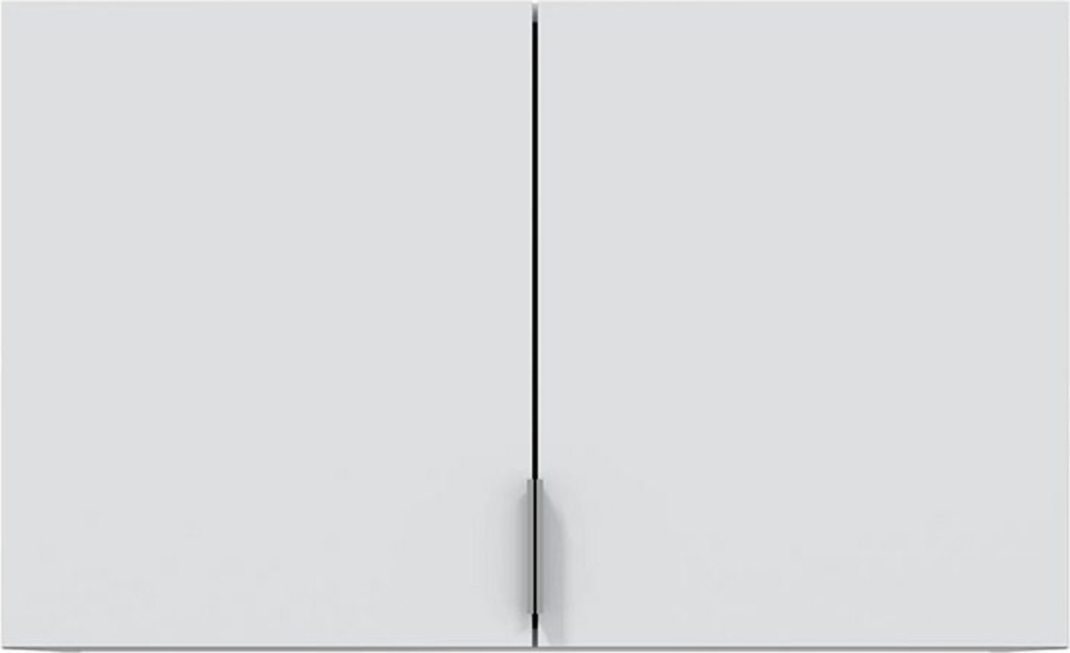 Schrankaufsatz >GARONA< 2 Türen, in Weiß - 80x49x51 (BxHxT) Bild 1