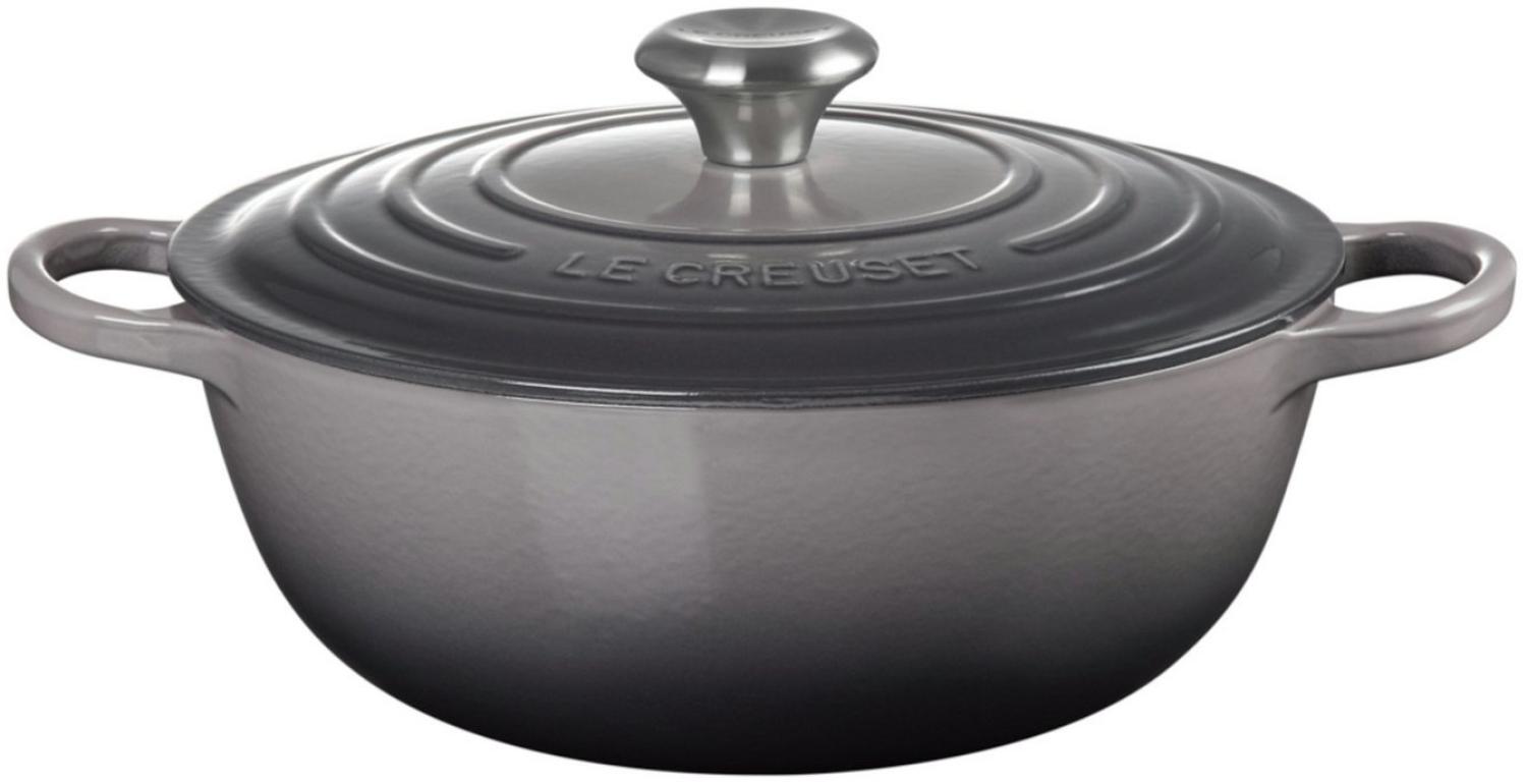 Le Creuset Bräter La Marmite Signature rund flint 28cm Bild 1