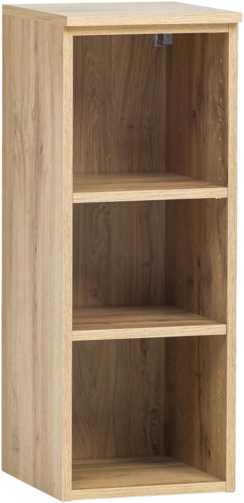 Regal >Kaprun< (B/H/T: 30x79x35 cm) in wotaneiche - 30x79x35cm (BxHxT) Bild 1