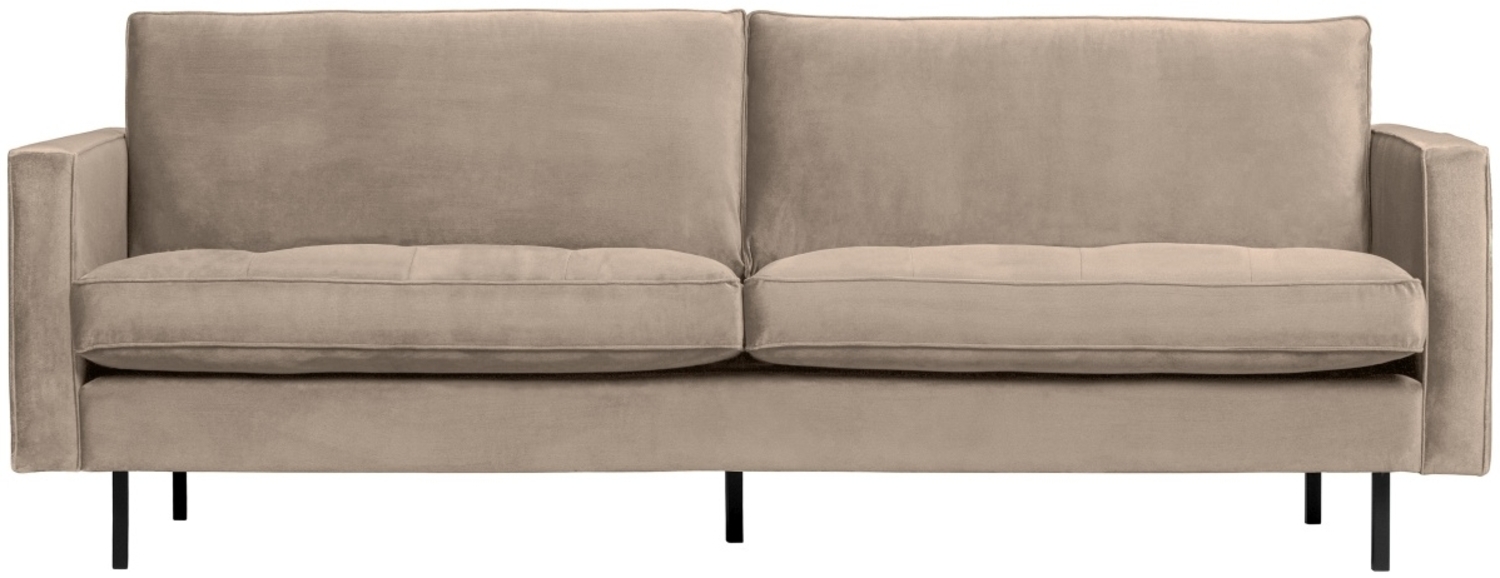 Sofa Rodeo Classic 2,5 Sitzer Samt, Kaki Bild 1