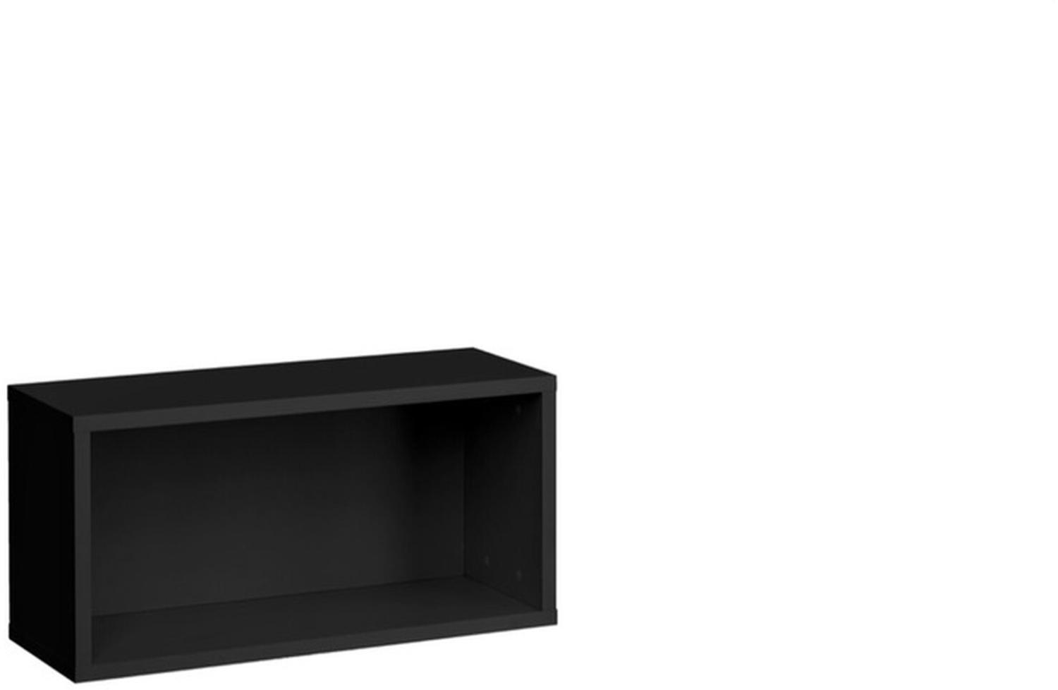 Stylefy Dafne RW11 Wandregal Schwarz Matt Bild 1