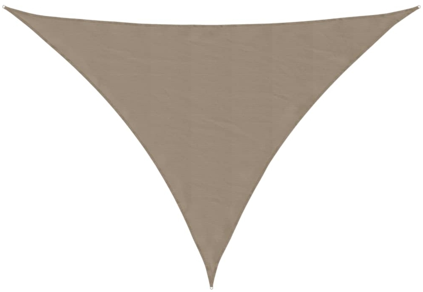 vidaXL Sonnensegel Oxford-Gewebe Dreieckig 3x4x4 m Taupe 135449 Bild 1