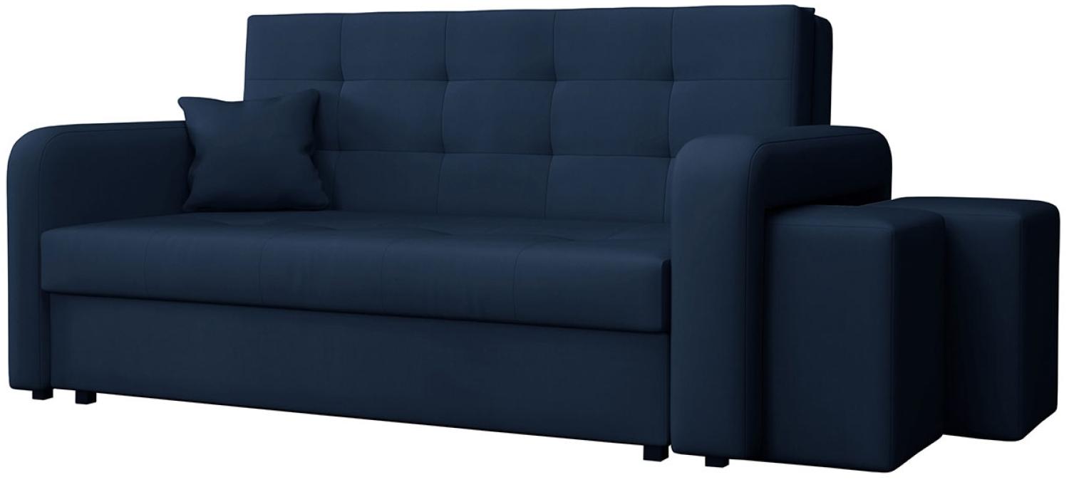 Schlafsofa Viva Home III, Nische für Hocker auf der rechten Seite, Farbe: Manila 26 Bild 1